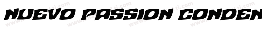 Nuevo Passion Condensed字体转换